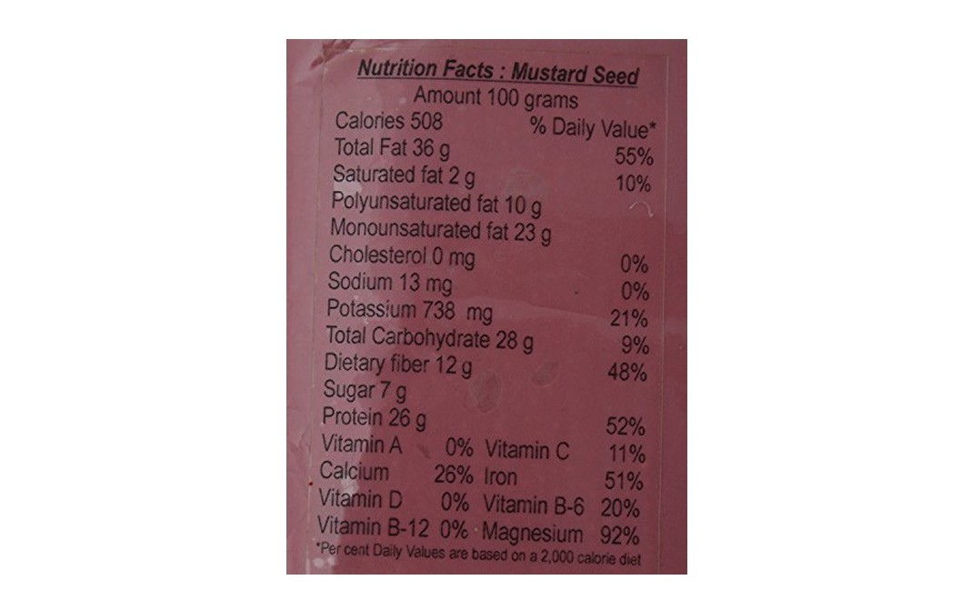 Chataka Black Mustard    Pack  400 grams
